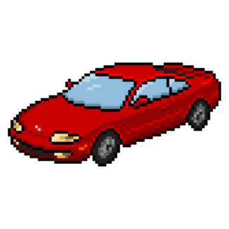 Red Mazda MX-6